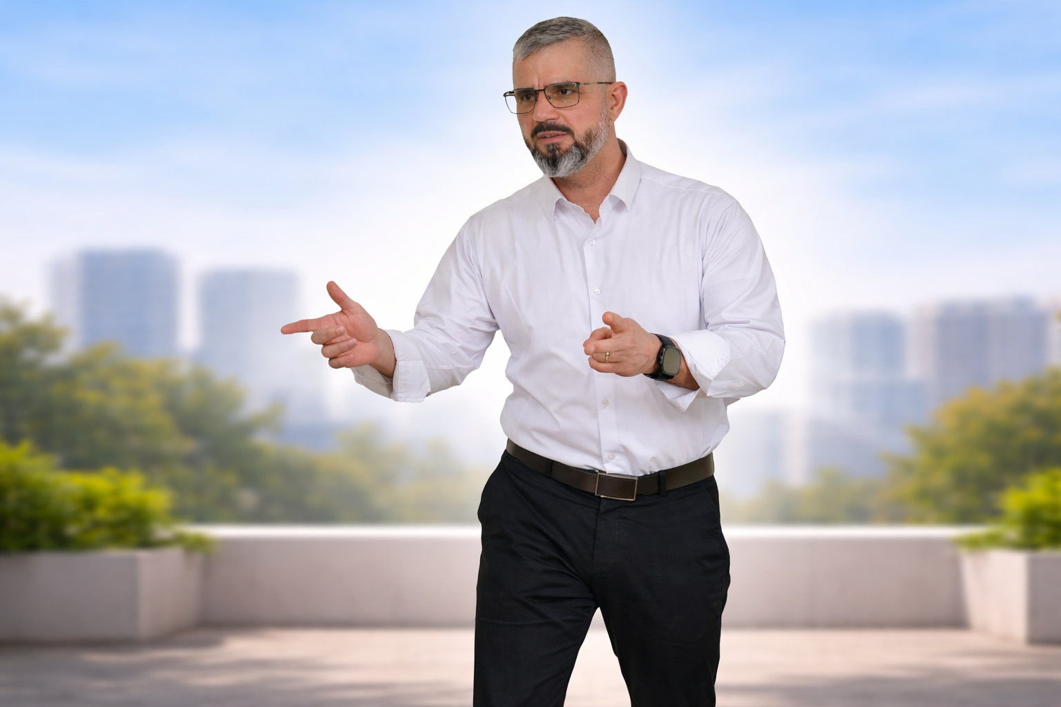 Független tanácsadó portréja